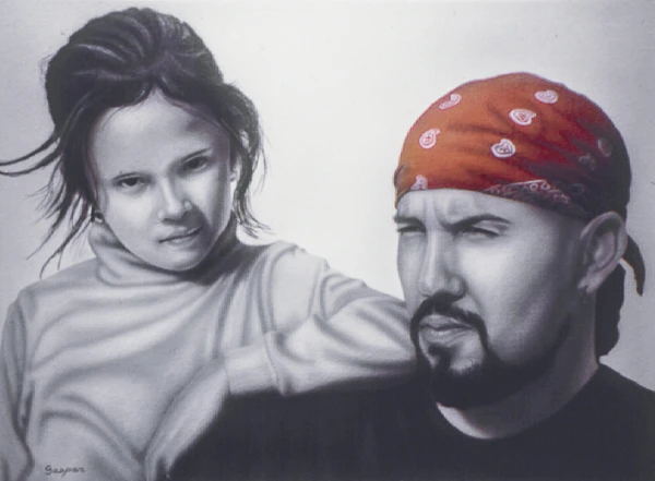 Beginning of an Attitude-1 from the barrio fine art portfolio by Gaspar Enriques