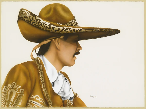 El Charro Horseman from the charro fine art portfolio by Gaspar Enriques