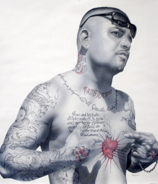 Me Querida Madre from the tattoos fine art portfolio by Gaspar Enriques