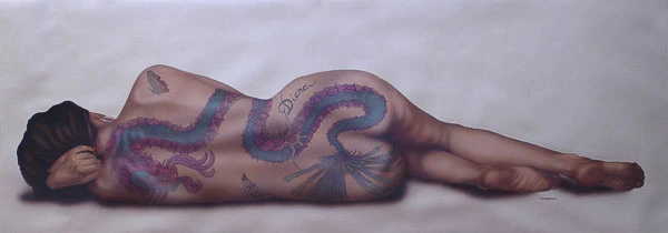 Diana Y Quetzalcoctl from the tattoos fine art portfolio by Gaspar Enriques