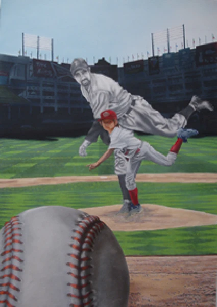 Dream Big Jonny plus ghost from the public art fine art portfolio by Gaspar Enriques