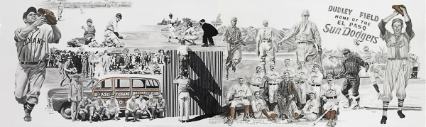 Sun Dodgers + Texans from the public art fine art portfolio by Gaspar Enriques