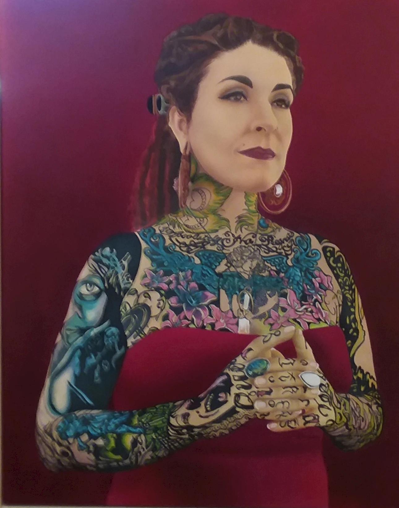 Francella - Absolutely no Regrets (de puro corazon series) from the tattoos fine art portfolio by Gaspar Enriques